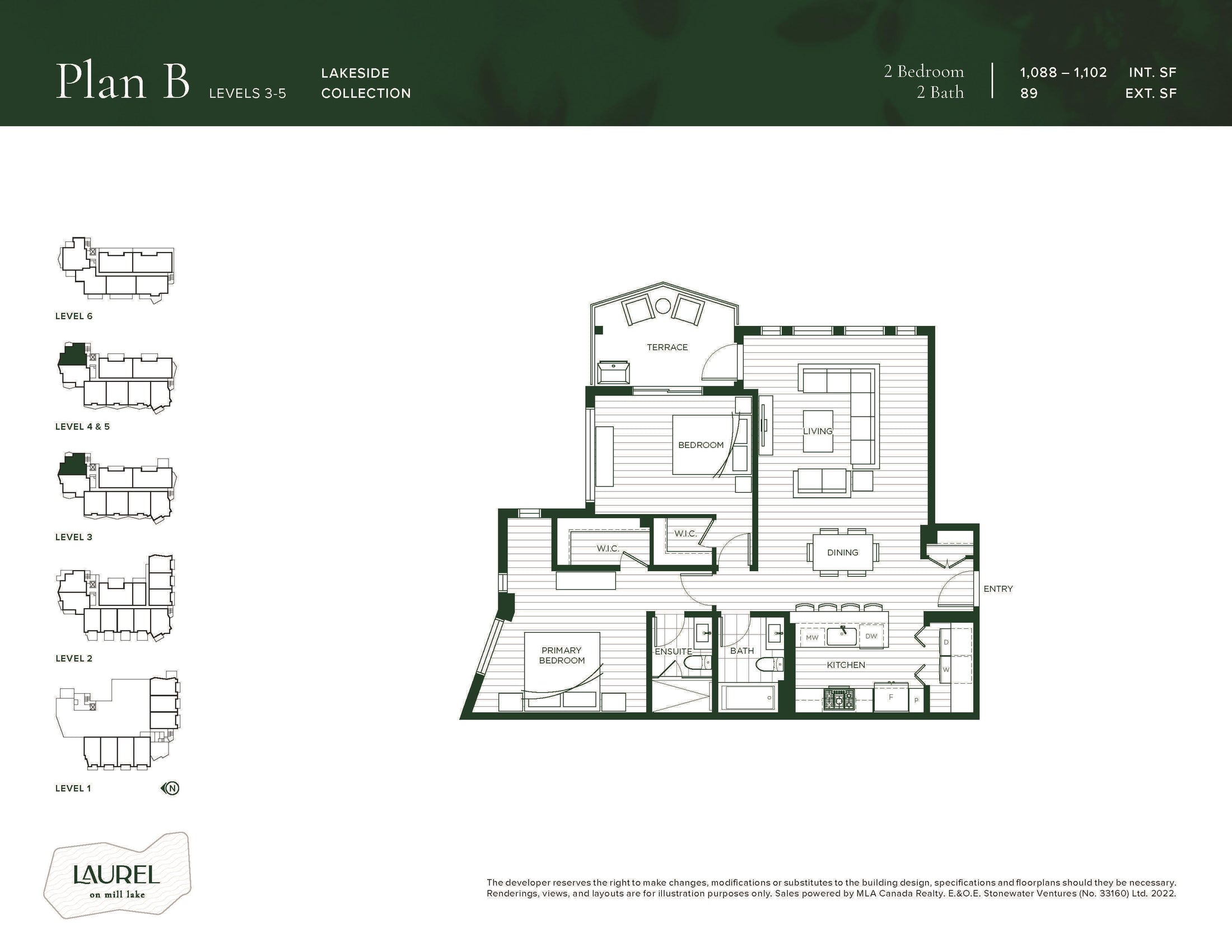 Condo 401 - Laurel on Mill Lake