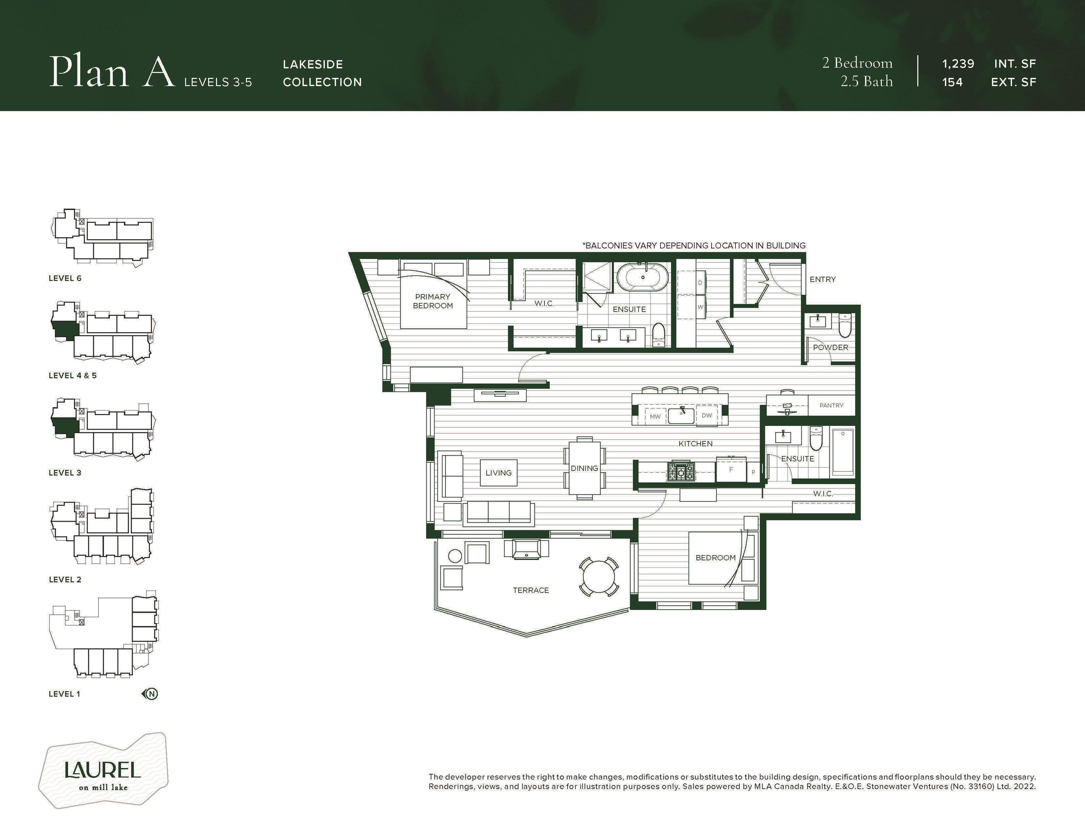 Condo 402 - Laurel on Mill Lake