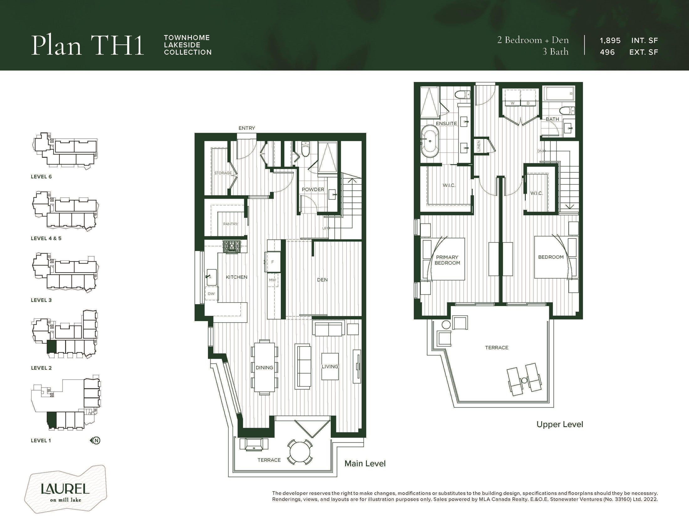 Townhome 1 - Laurel on Mill Lake