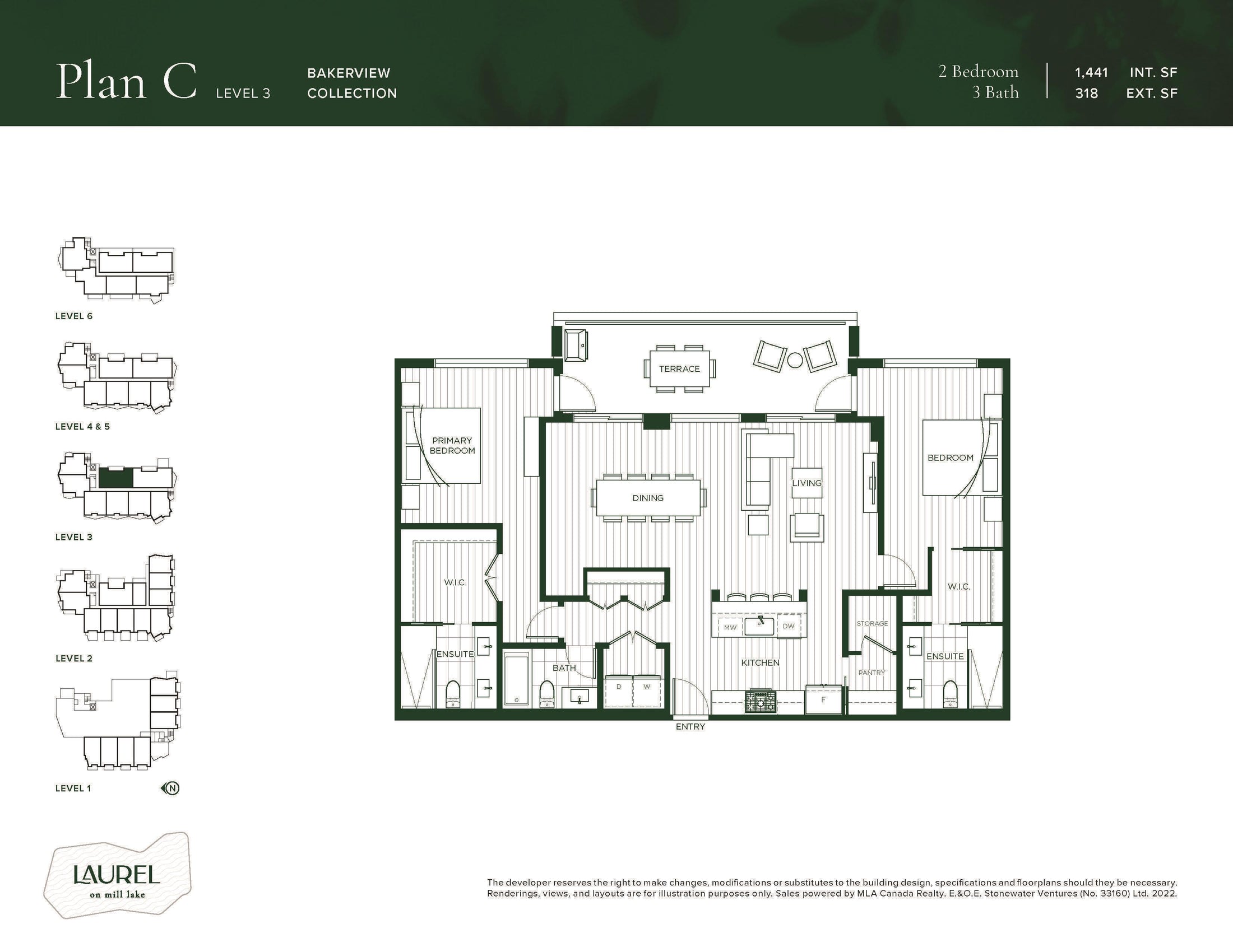 Condo 308 - Laurel on Mill Lake