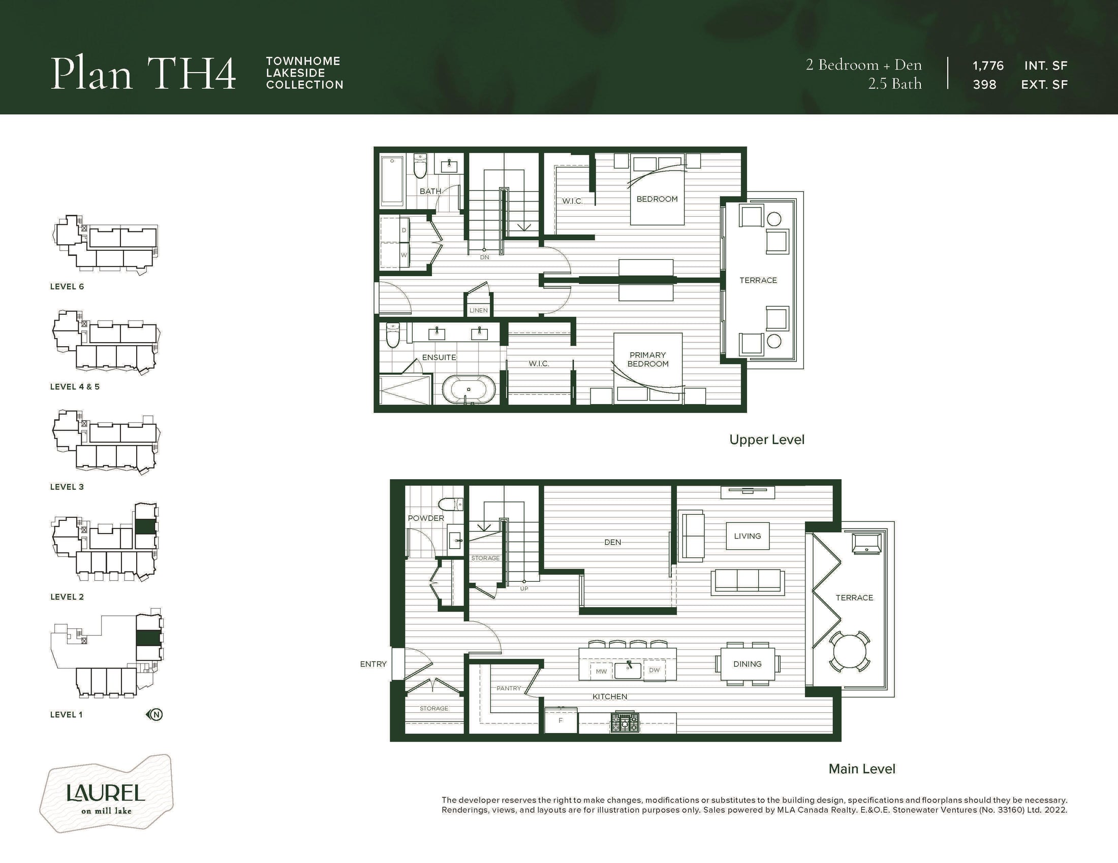 Townhome 6 - Laurel on Mill Lake